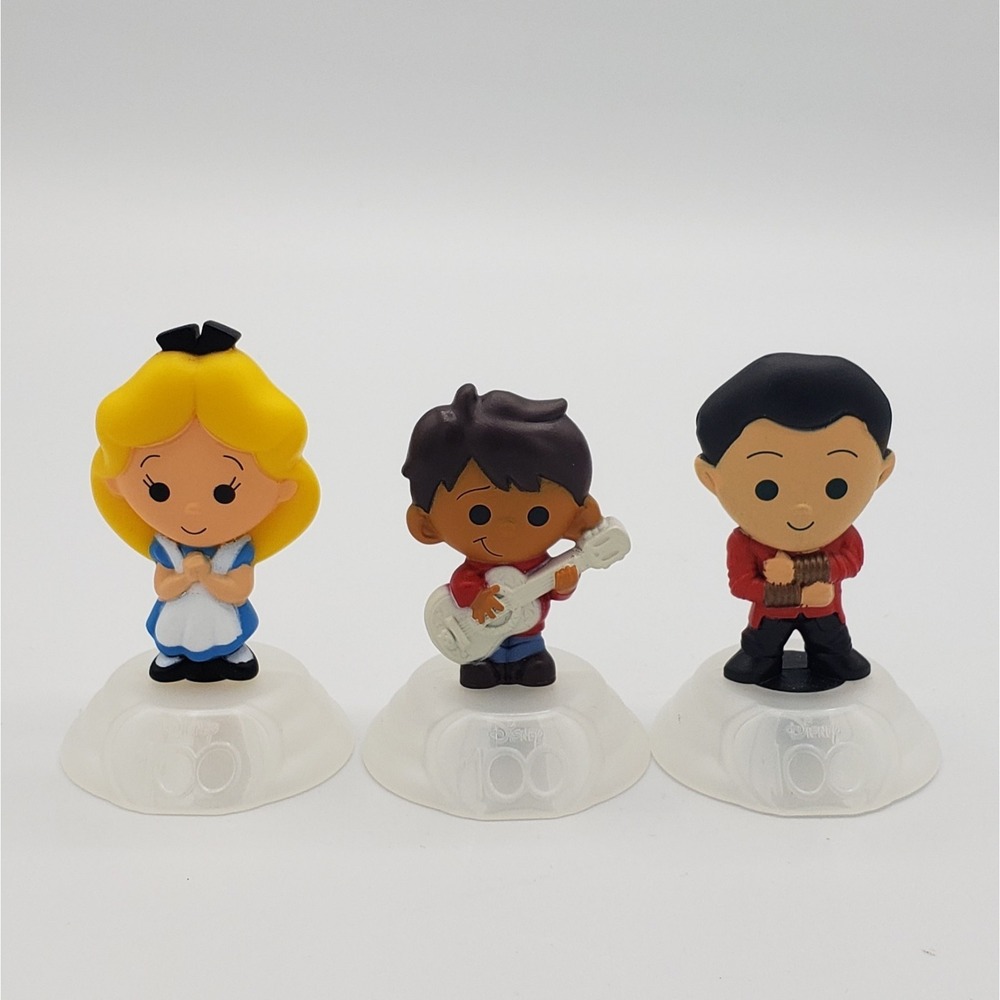 Disney 100 Years McDonald's Happy Meal Toys -‎ Alice, Miguel, And Shan Chi